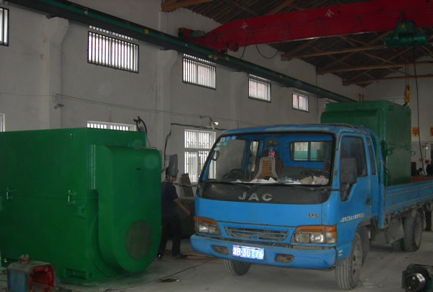 10000V高压电机修复后装车
