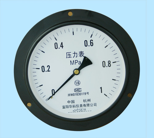普通压力表(轴向带边)1