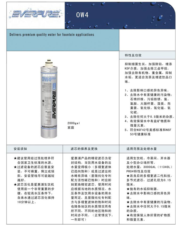 型号：OW4