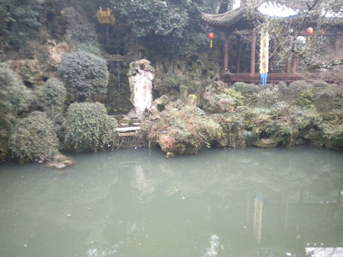 杭州西湖名声黄龙吐翠