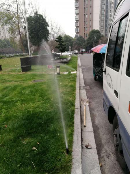 自动灌溉道路绿化应用