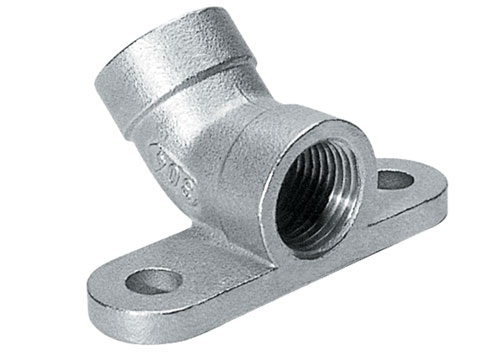 21不锈钢平底45度弯头