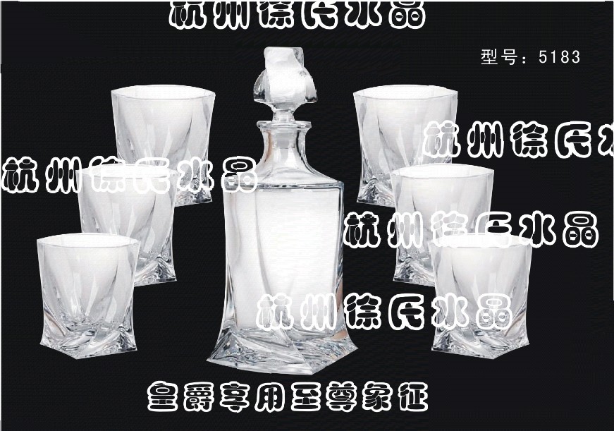 水晶捷克波西米亚酒具