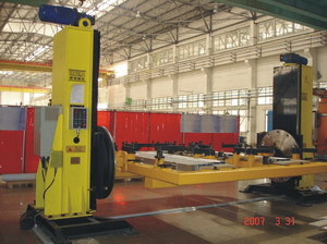 焊接辅机-焊研威达变位机 双立柱升降式翻转机