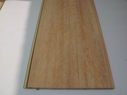 Wood and plastic sheet 