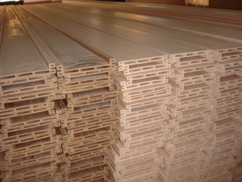 Wood and plastic sheet 