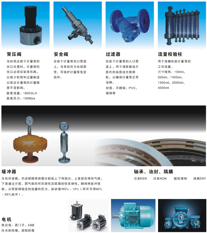 计量泵附件