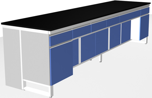 单边实验台钢木